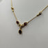 Girocollo oro 18k con pendente rubini e diamanti 43 cm 10 Gr | Gioiellitosti.it