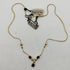 Girocollo oro 18k con pendente rubini e diamanti 43 cm 10 Gr | Gioiellitosti.it