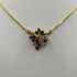 Girocollo oro 18k con pendente Zaffiri e Diamanti 40 cm 14.80 Gr | Gioiellitosti.it