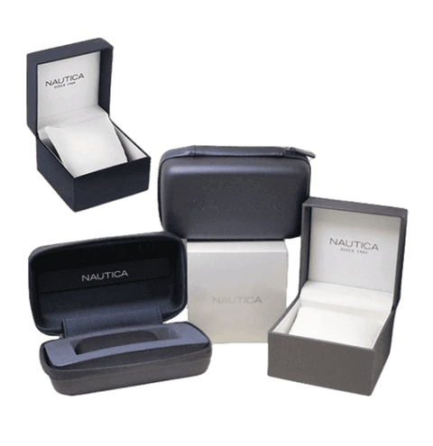 Original packaging and certificates for Nautica NCS200 A18587G WR 100M watch