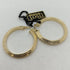 Orecchini a cerchio con greca oro 18 kt 3.10cm | Gioiellitosti.it