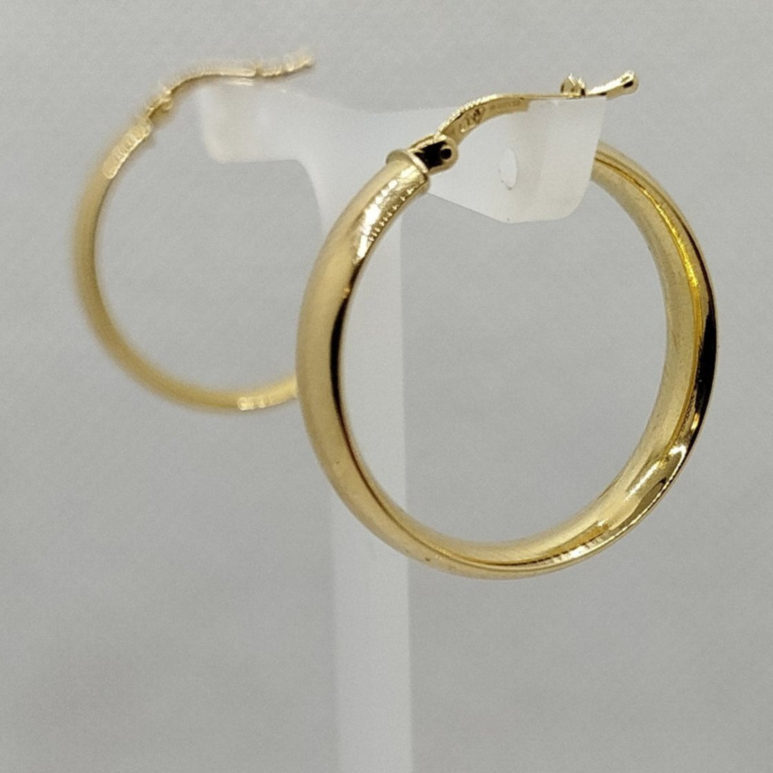 Orecchini circolari 2,5 cm, spessore 2,5 mm