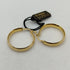 orecchini a cerchio in oro 18 carati Diam 2.5cm 3.20 gr | Gioiellitosti.it