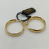 orecchini a cerchio in oro 18 carati Diam 2.5cm 3.20 gr | Gioiellitosti.it