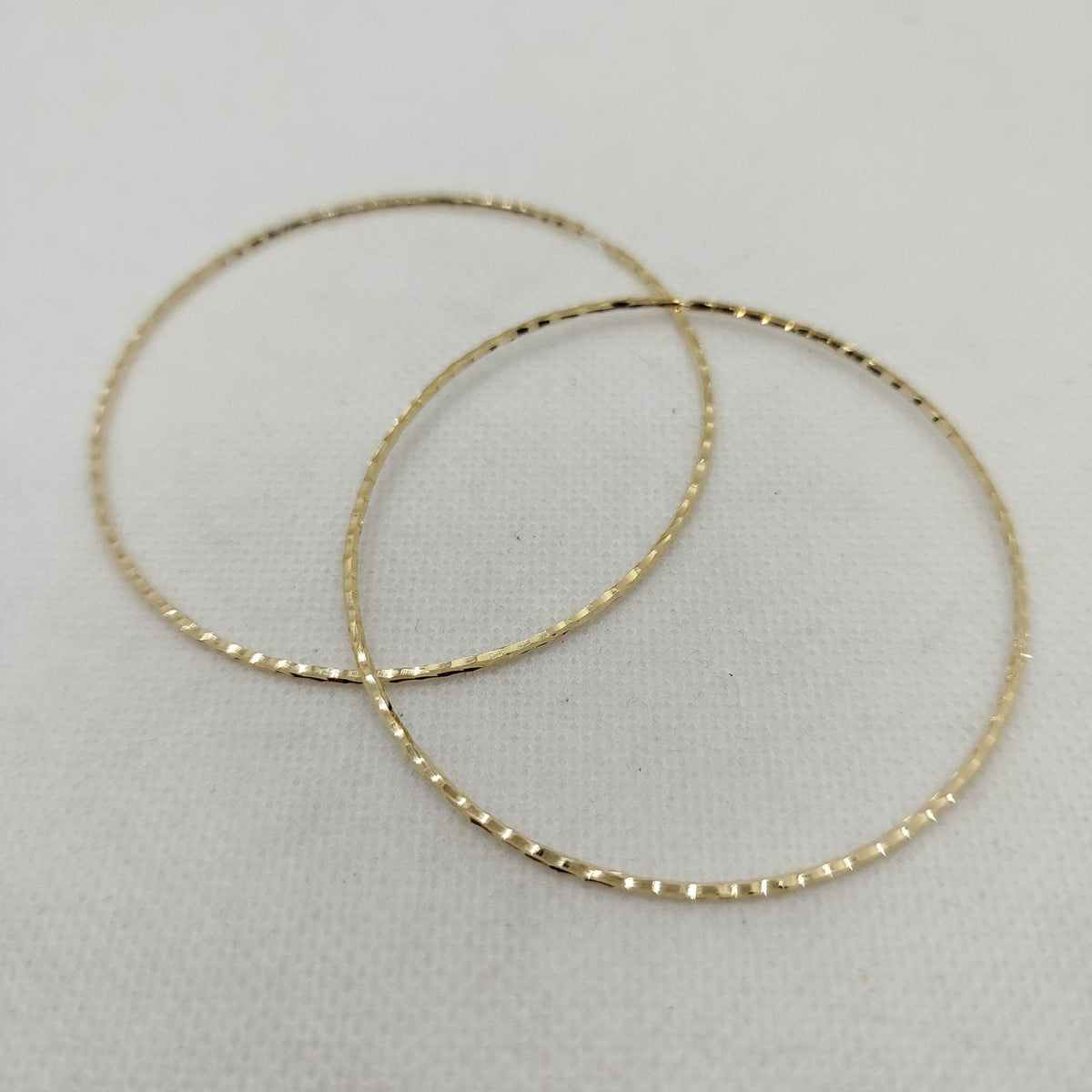 Orecchini A Cerchio Donna In Vero Oro 14kt Con Iniziale - Lettera B - Gioiello Regalo San Valentino