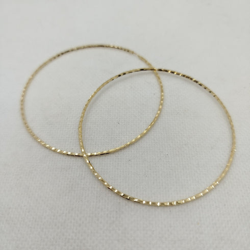 Orecchini a cerchio in oro 18 kt 3,30 gr | Gioiellitosti.it