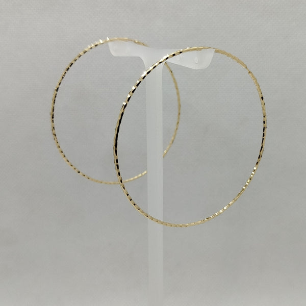 Orecchini a cerchio in oro 18 kt 3,30 gr | Gioiellitosti.it