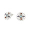 Orecchini Argento 925 Zirconi Multicolor Michele Affidato OR-RO-000345 | Gioielli Tosti