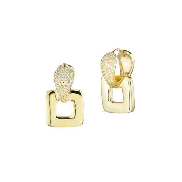 Orecchini Boccadamo OR899D Placcati oro Zirconi | Gioiellitosti.it