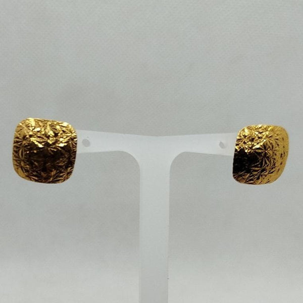 Orecchini bottone in acciaio color oro Rebecca BRDOBB12 | Gioiellitosti.it