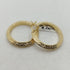 Orecchini cerchi con greca oro 18 kt 2.60cm | Gioiellitosti.it