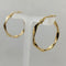 Orecchini cerchi oro 18 kt torchon Diam. 2.5cm 2.20gr | Gioiellitosti.it
