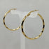 Orecchini cerchi oro 18k torchon Diam. 3.0cm 1.90gr | Gioiellitosti.it