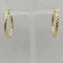 Orecchini cerchio oro giallo 18 kt 2.70 gr | Gioiellitosti.it