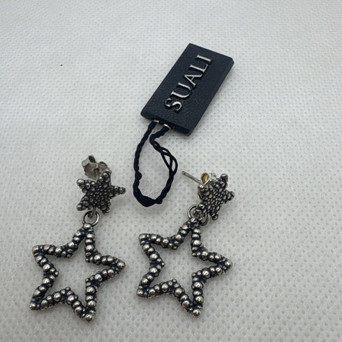 Orecchini donna argento 925 Forma Stella Sualì BM2273 | Gioiellitosti.it