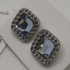 Orecchini Liu Jo LJ1280 quadrati con pietra blu | Gioiellitosti.it