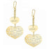 Orecchini Liu Jo LJ664 Pendenti Forma cuore colo oro | Gioiellitosti.it