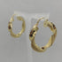 Orecchini oro 18 kt Donna Cerchi torchon 4,90 gr | Gioiellitosti.it