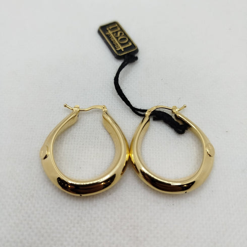 Orecchini ovali oro 18 kt 3.50 gr | Gioiellitosti.it