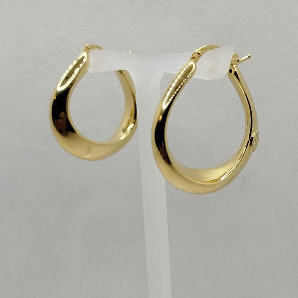 Orecchini ovali oro 18 kt 3.50 gr | Gioiellitosti.it