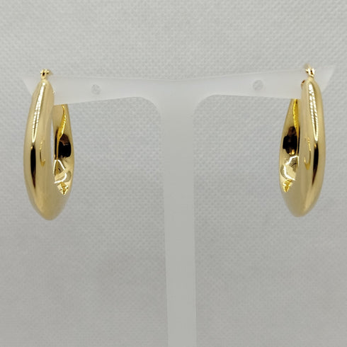 Orecchini ovali oro 18 kt 3.50 gr | Gioiellitosti.it