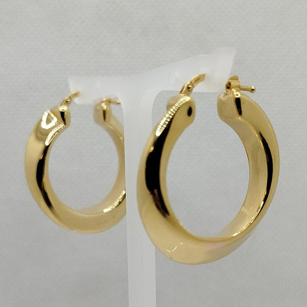 Orecchini ovali oro 18k 4.20 gr | Gioiellitosti.it
