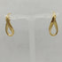 Orecchini ovali oro giallo 18 carati 3.0 gr | Gioiellitosti.it