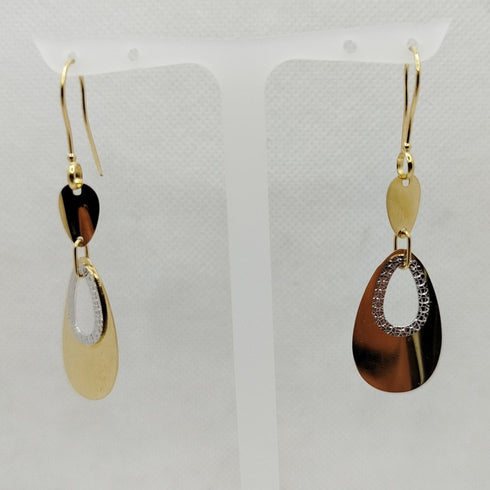 Orecchini pendenti in oro 18 kt giallo 4.40 gr | Gioiellitosti.it