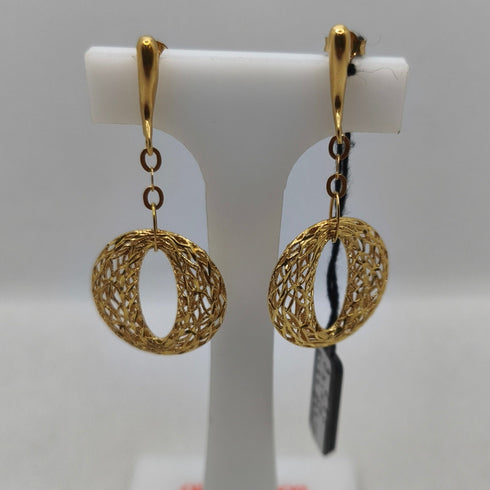 Orecchini pendenti in oro 18 kt traforati 6.70 gr | Gioiellitosti.it