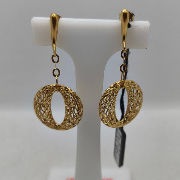 Orecchini pendenti in oro 18 kt traforati 6.70 gr | Gioiellitosti.it