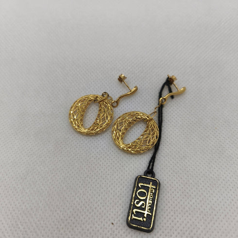 Orecchini pendenti in oro 18 kt traforati 6.70 gr | Gioiellitosti.it