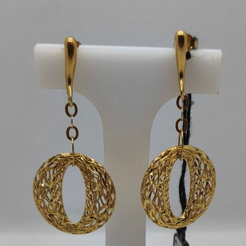 Orecchini pendenti in oro 18 kt traforati 6.70 gr | Gioiellitosti.it
