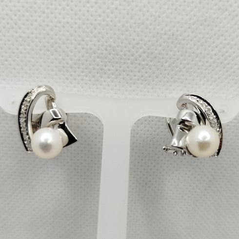 Orecchini Perle e Brillanti oro 18k | Gioiellitosti.it