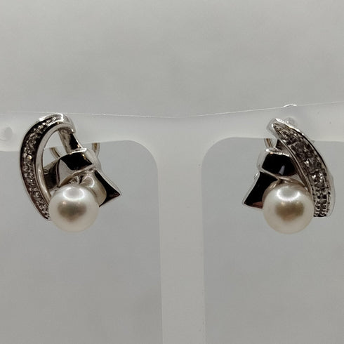 Orecchini Perle e Brillanti oro 18k | Gioiellitosti.it