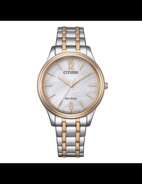 Orologio Acciaio Oro Rosa Citizen Lady Elegance EM0416 - 78A | Gioiellitosti.it