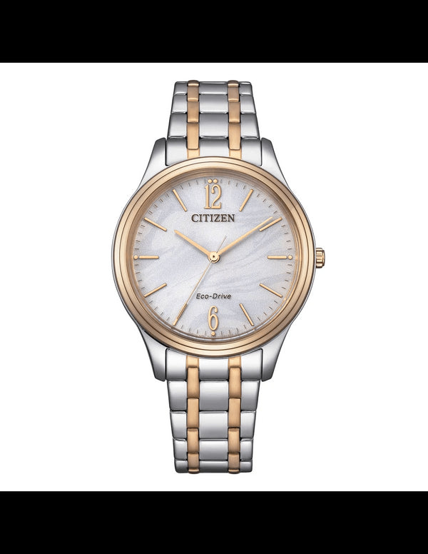 Orologio Acciaio Oro Rosa Citizen Lady Elegance EM0416 - 78A | Gioiellitosti.it