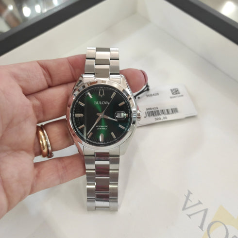 Orologio Bulova Surveyor Automatic 96B429 Acciaio Verde | Gioiellitosti.it