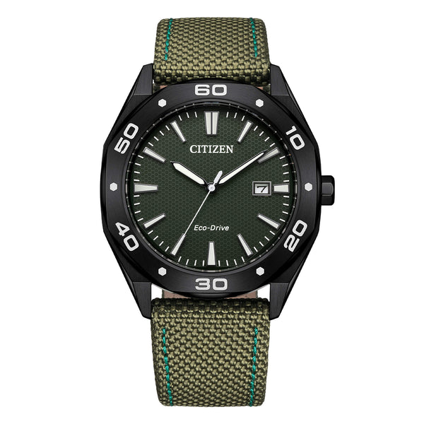 Orologio Citizen Metropolitan Sport BM7635 - 01X Eco Drive Verde | Gioiellitosti.it
