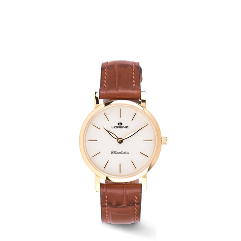 Orologio Donna Dorato Panna Lorenz 030260BB | Gioielli Tosti