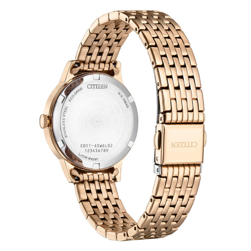 Orologio Donna Placcato Oro Citizen Lady Eco Drive EW2623 - 53D | Gioiellitosti.it
