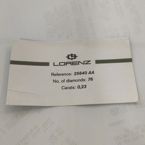 Orologio Lorenz 025640AA Charleston Acciaio Diamanti | Gioiellitosti.it