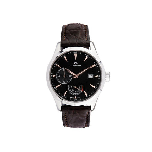 Orologio Uomo Automatico Swiss Made Nero Lorenz 090014BB | Gioielli Tosti