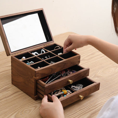 Porta gioielli grande Legno | Gioiellitosti.it