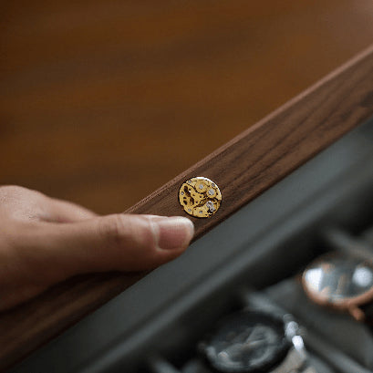 Porta Orologi in legno Noce 5 Unità | Gioiellitosti.it