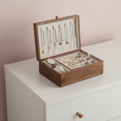 Portagioie da camera Legno di Noce | Gioiellitosti.it