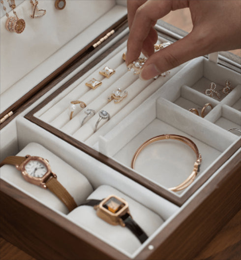 Portagioie da camere in Legno di Noce | Gioiellitosti.it