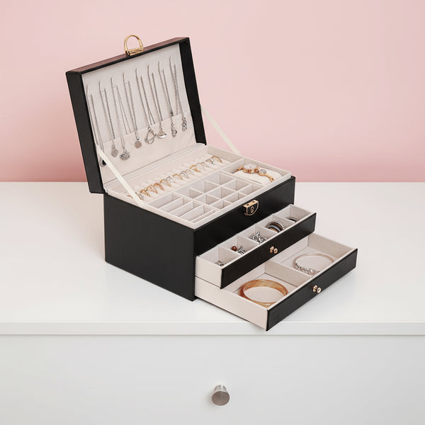 Portagioie Grande Capacità In Pelle vari colori | Gioiellitosti.it