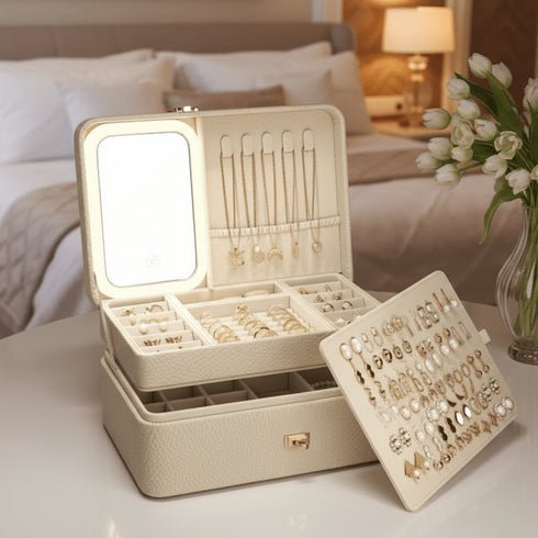 Portagioie Moderno da camera con specchio | Gioiellitosti.it