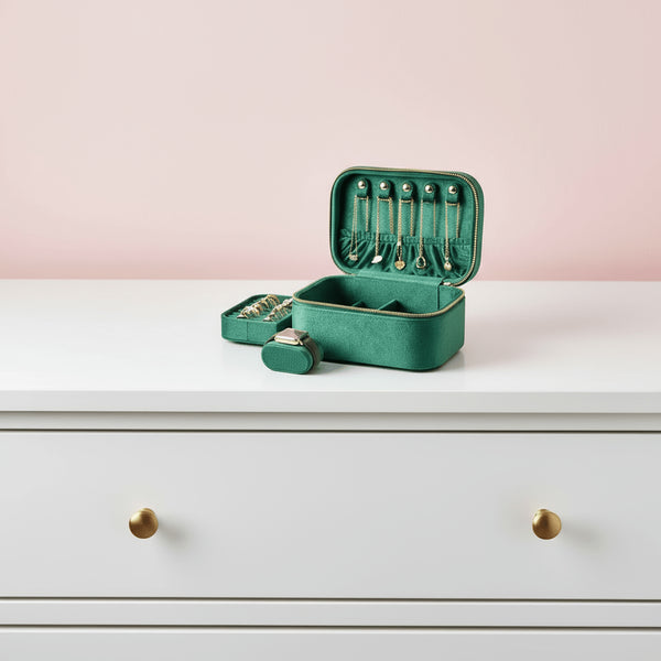 Portagioie velluto da viaggio vari colori | Gioiellitosti.it