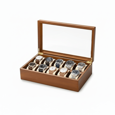 Portaorologi da Uomo | Scatola in legno 6 o 10 posti | Gioiellitosti.it